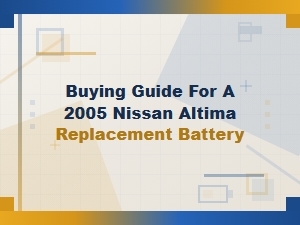 Your Guide to Buying a Replacement Nissan Altima Battery